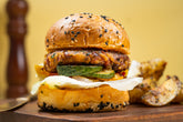 Chicken Smoky Mushroom Burger